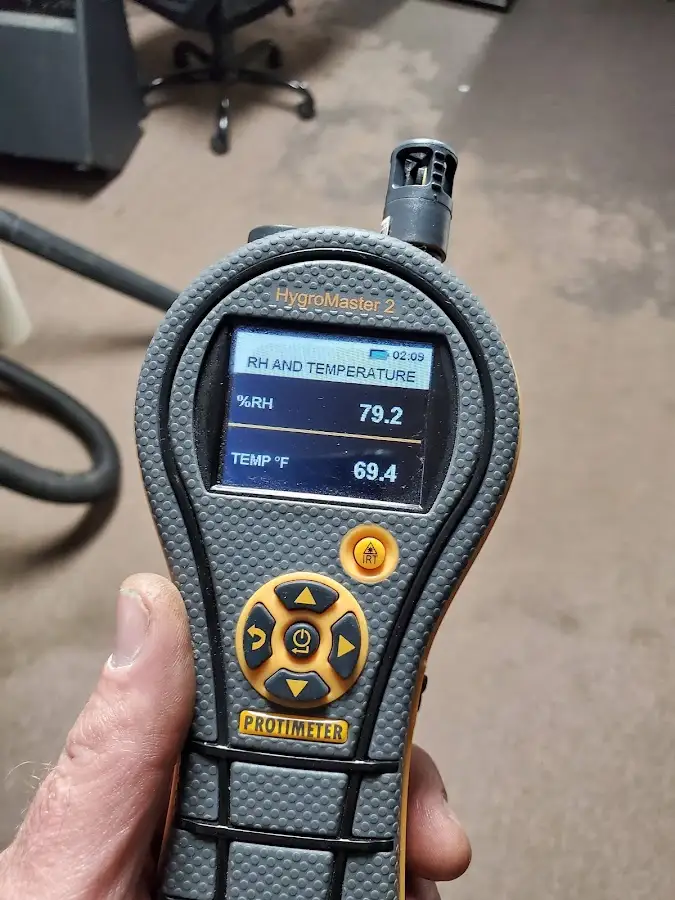 Moisture meter humidity assessment for Fire & Smoke Damage Restoration in Crown Point
